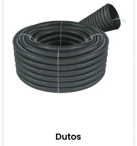 Duto Corrugado 1.1/4″ , 1/.1/2″, 2″, 3″, 4″